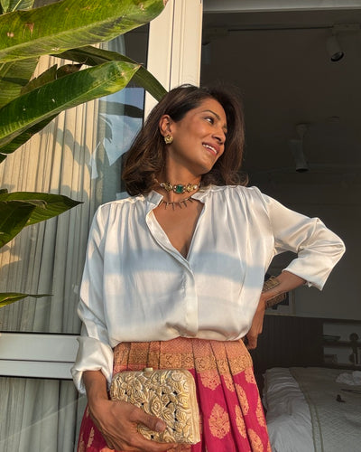No. 02: The Brocade saree skirt