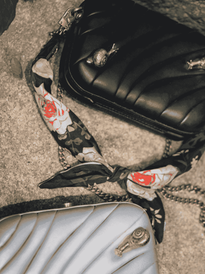 handbag strap, scarf style handbag strap, handbag handle