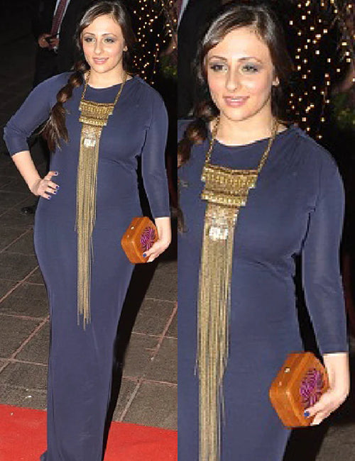 Avantika Malik with Padma clutch