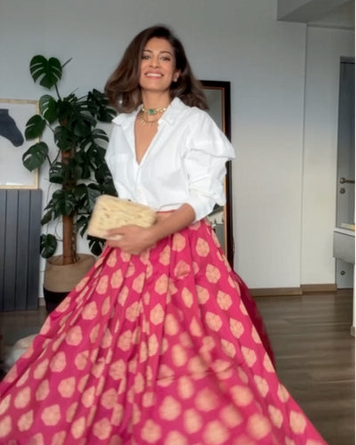 No. 02: The Brocade saree skirt
