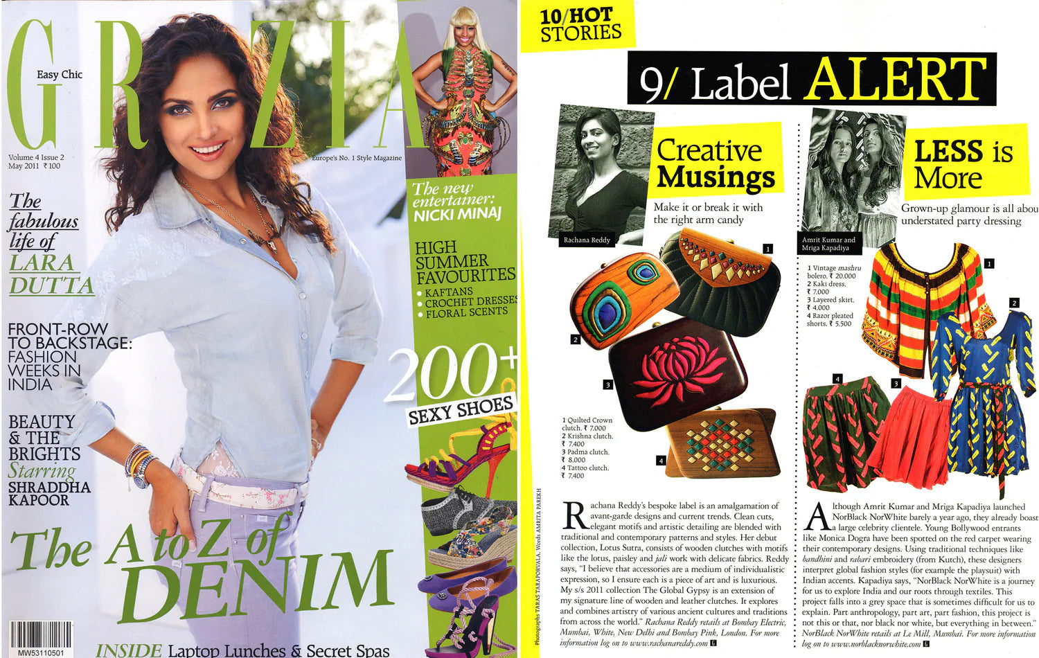GRAZIA: Label Alert
