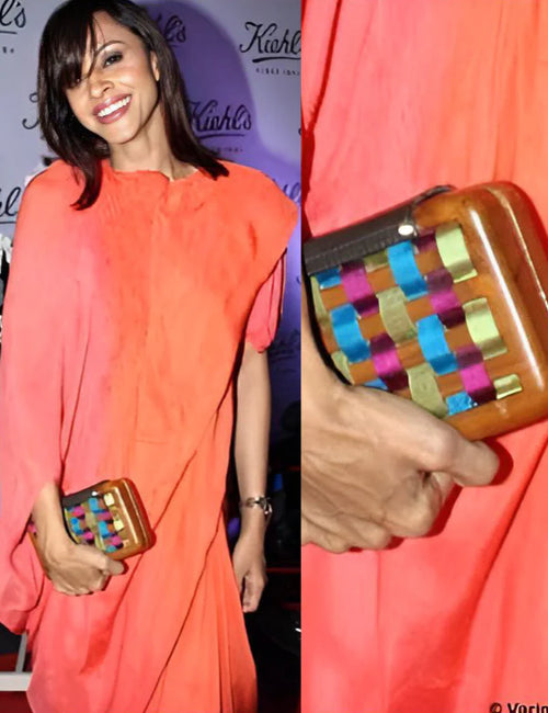 Mansi Scott with Holi clutch