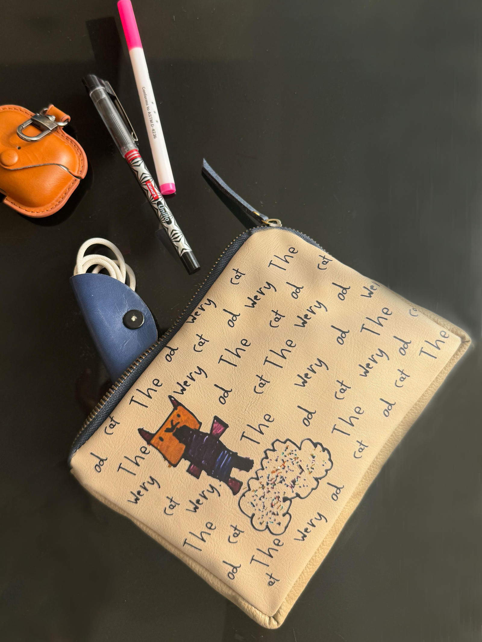 Everyday Pouch (with your child’s art) Rachana Reddy