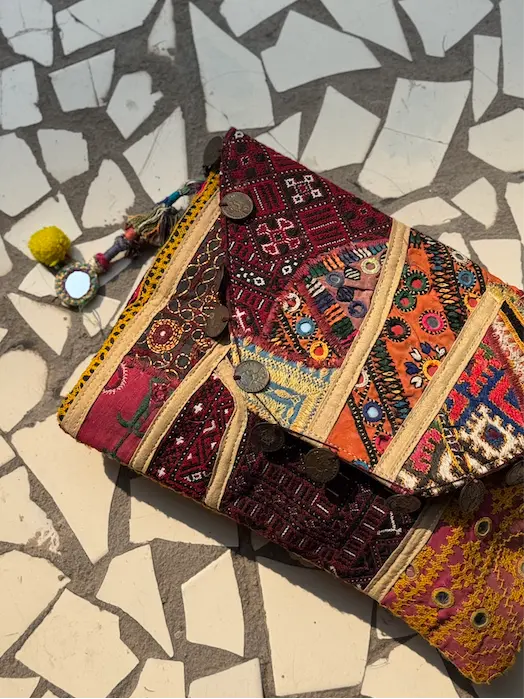 Colourful banjara patchwork bag 