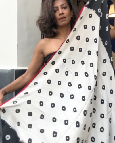 No. 05: The Bandhani Saree Resort Dress