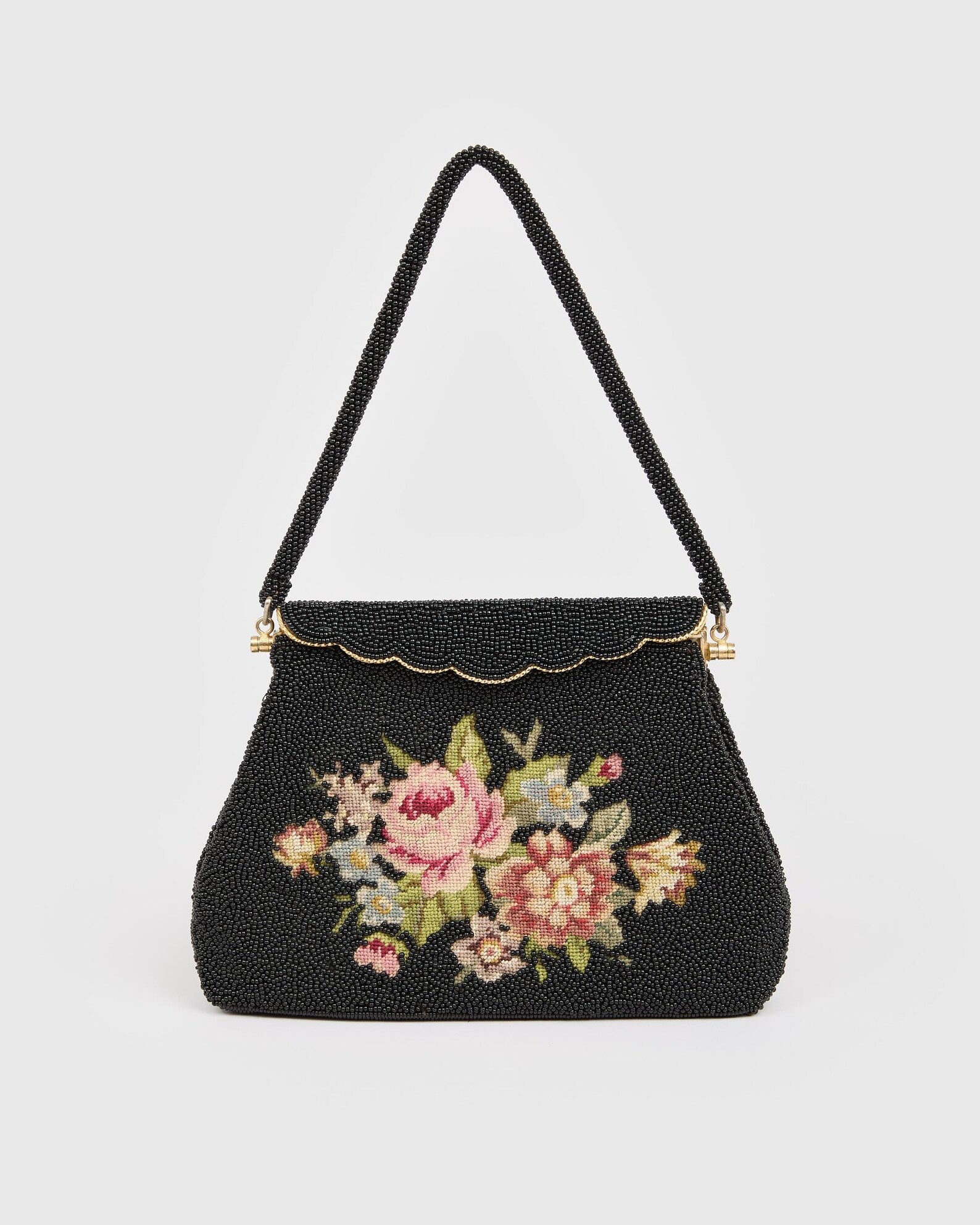 Floral Petit Point Vintage Bag from 1940's Vintage Pre-loved