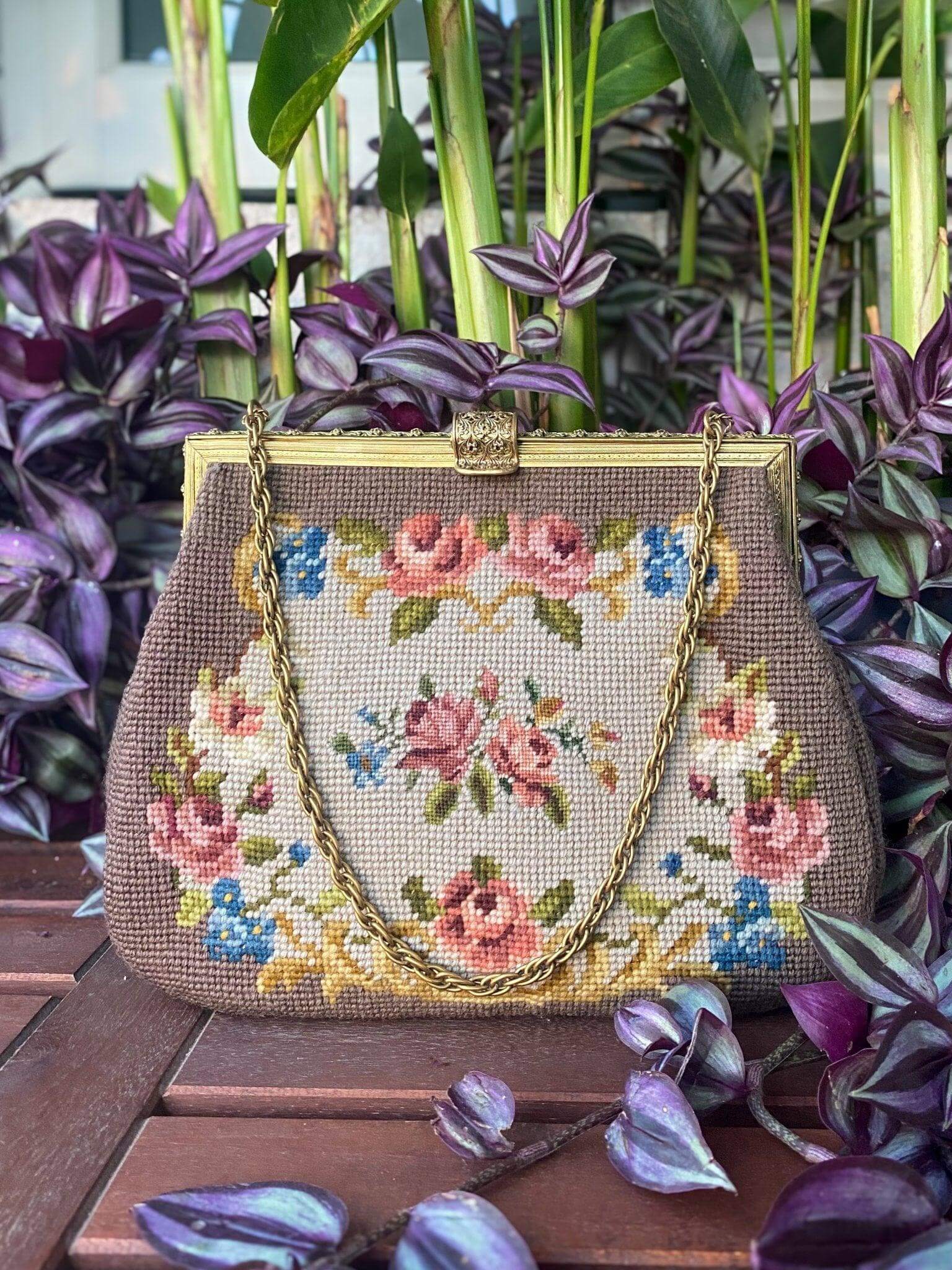 Petit point purse store